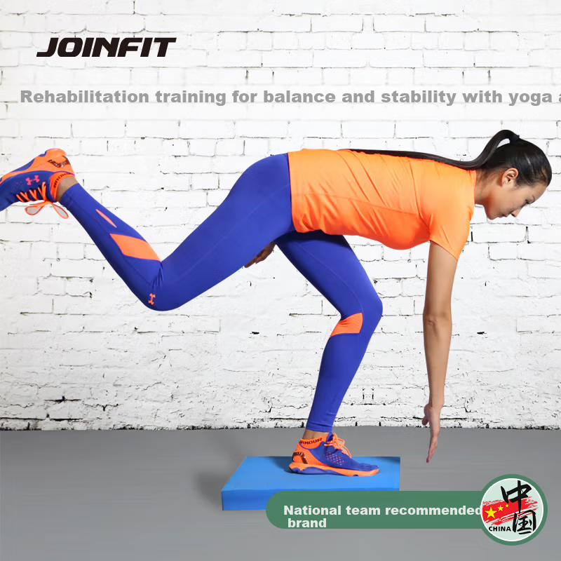 JOINFIT Balance Soft Step Core Training Balance Stabilizing Ankle Training Yoga Mat, Blue, J.B.001C-J