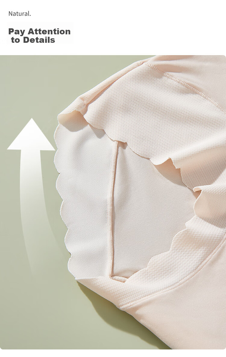 LangSha Women's Underwear, Summer Thin Style, Pure Cotton 100% Cotton Crotch, Thin High-Elastic Breathable Mid-Rise, for Young Girls And Students, Triangle Panties 9