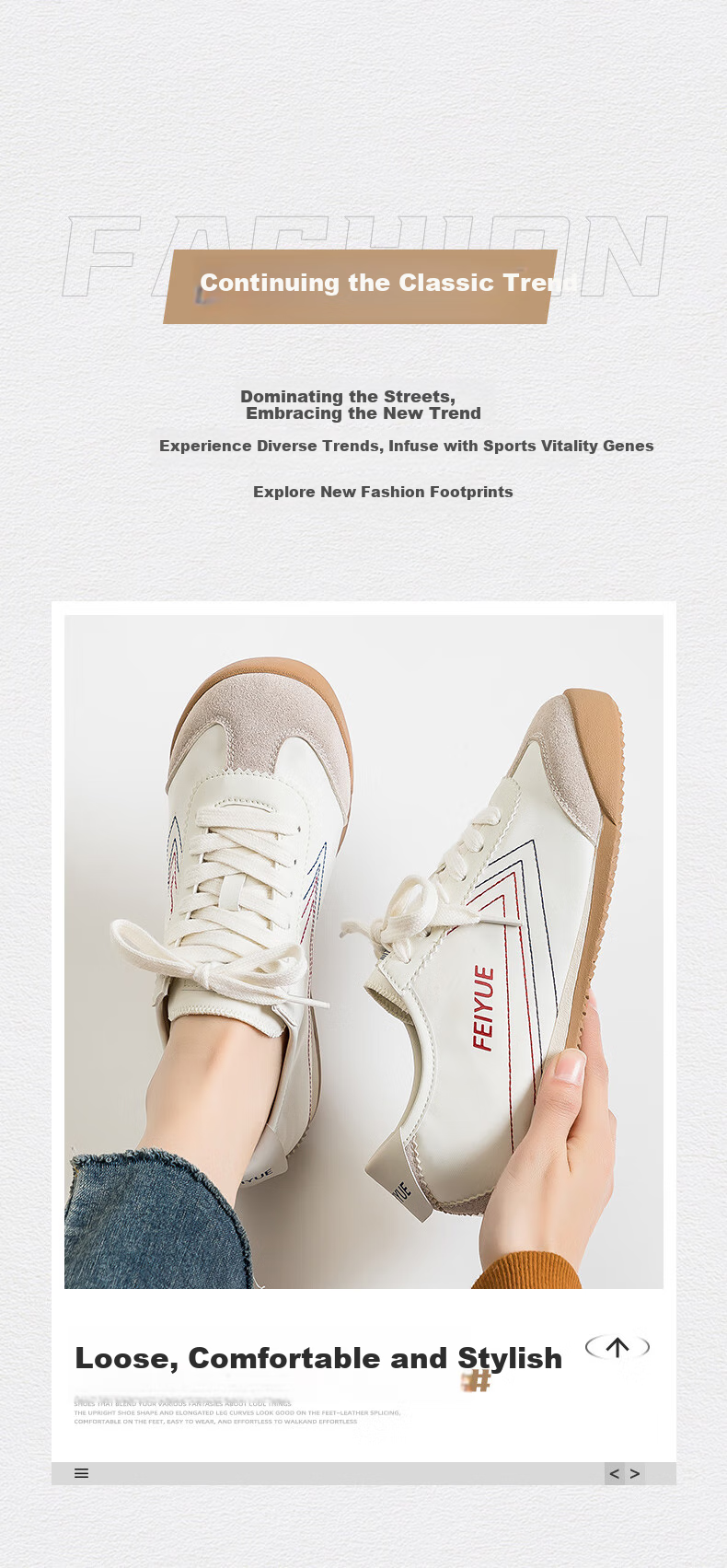 Feiyue Official Women's Shoes, Women's Training Shoes, New Summer Casual Versatile White Sneakers for Women, Khaki Brown Green, Size 40 2