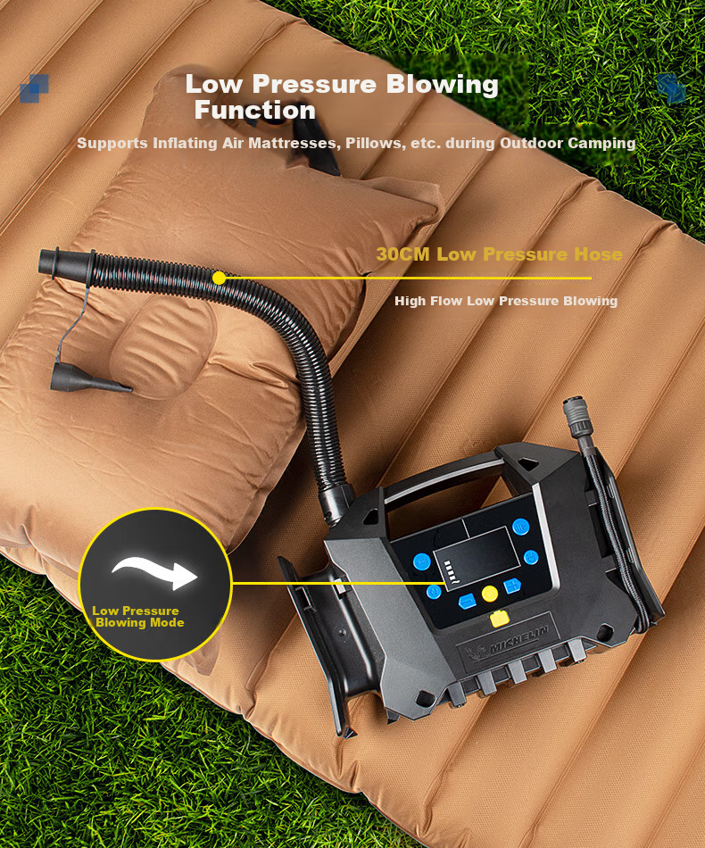 MICHELIN Car Air Pump, Wireless Lithium Battery Inflator, Air Compressor for Electric Vehicles And Cars, Suitable for Li Auto I9 9