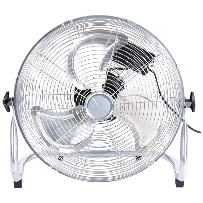 Jucheng High-Power Industrial Floor Fan 18-inch Desktop and Pedestal Commercial Strong Electric Fan 53.5x18x52cm