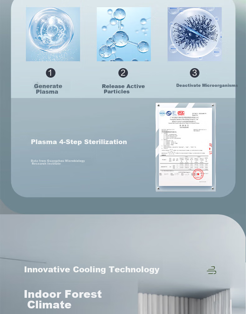 GREE [Plasma Sterilization], Remote Control Cold Air Fan, Cooling Fan, Humidifying Home Use Cold Air Machine, Aromatherapy Water-Cooled Cooling Fan, Air Conditioning Fan KS-06S70Dbg 4