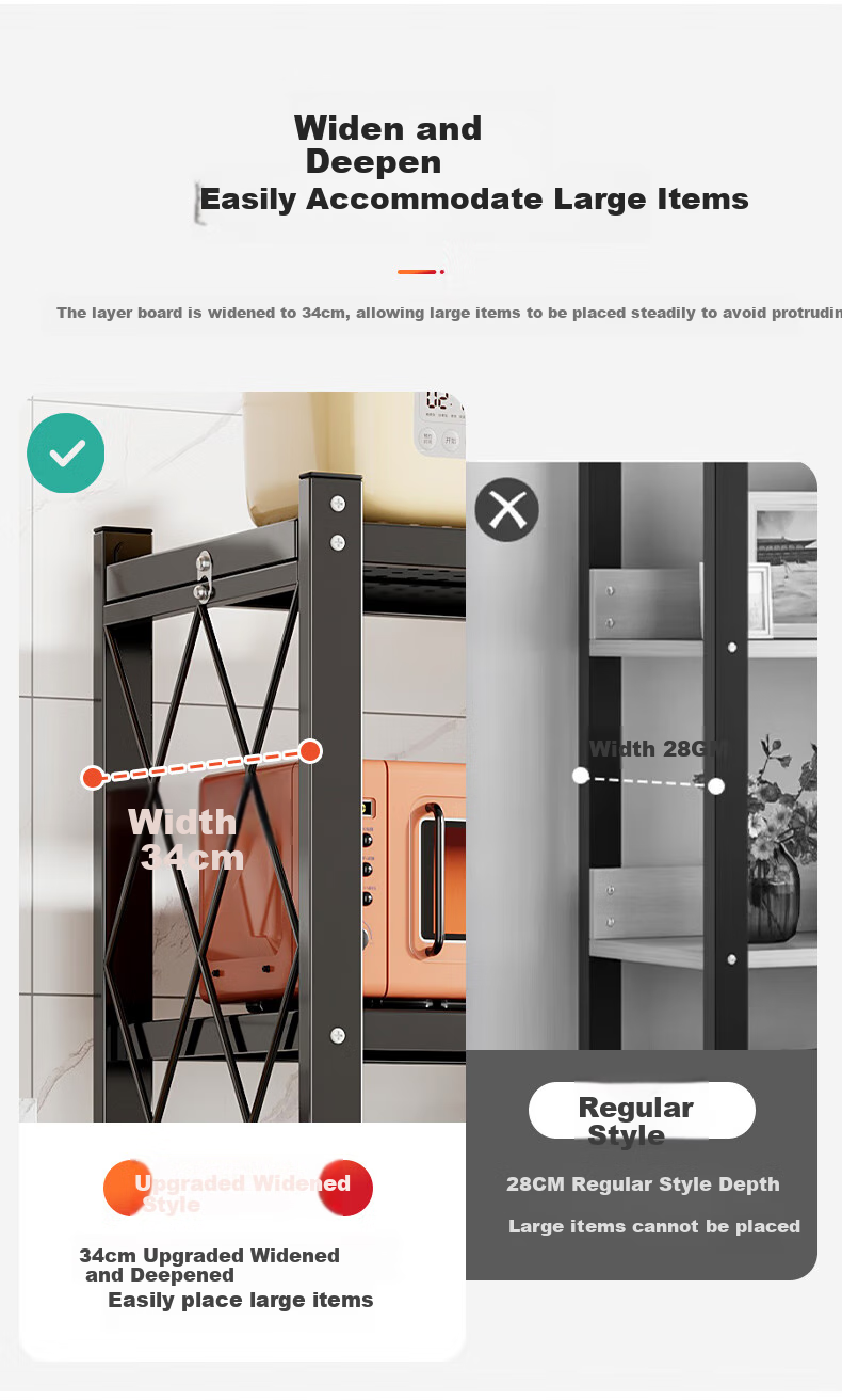 Shanshanmuyi Floor-Standing Bookshelf, Home Storage Rack without Installation, Student Steel Storage Shelf 3