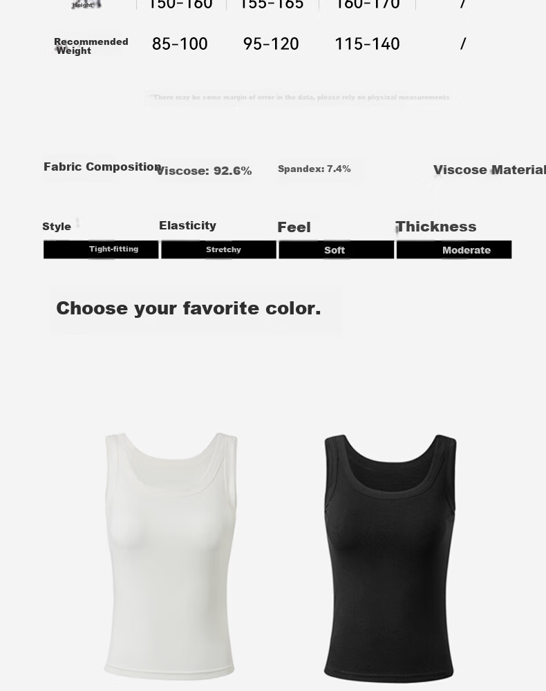 MiiOW Camisole Tank Top for Women, Spring And Summer Undershirt, Casual Versatile Inner Wear Vest for Women, Can Be Worn As Outerwear for A Stylish Look 6