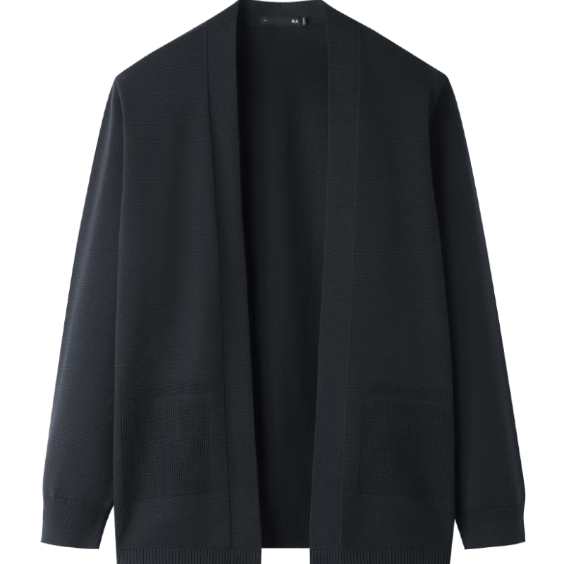 HLAHLA Men's Knitted Cardigan Light Business Chic Ageless Warm Sweater Winter