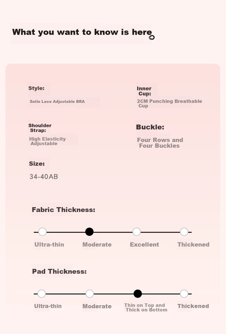 LangSha Women's Wireless Bra, Enhances Small Breasts, Pushes Up, Lifts, Reduces Side Bulge, Prevents Sagging, Sexy Lace Trim Brassiere 8