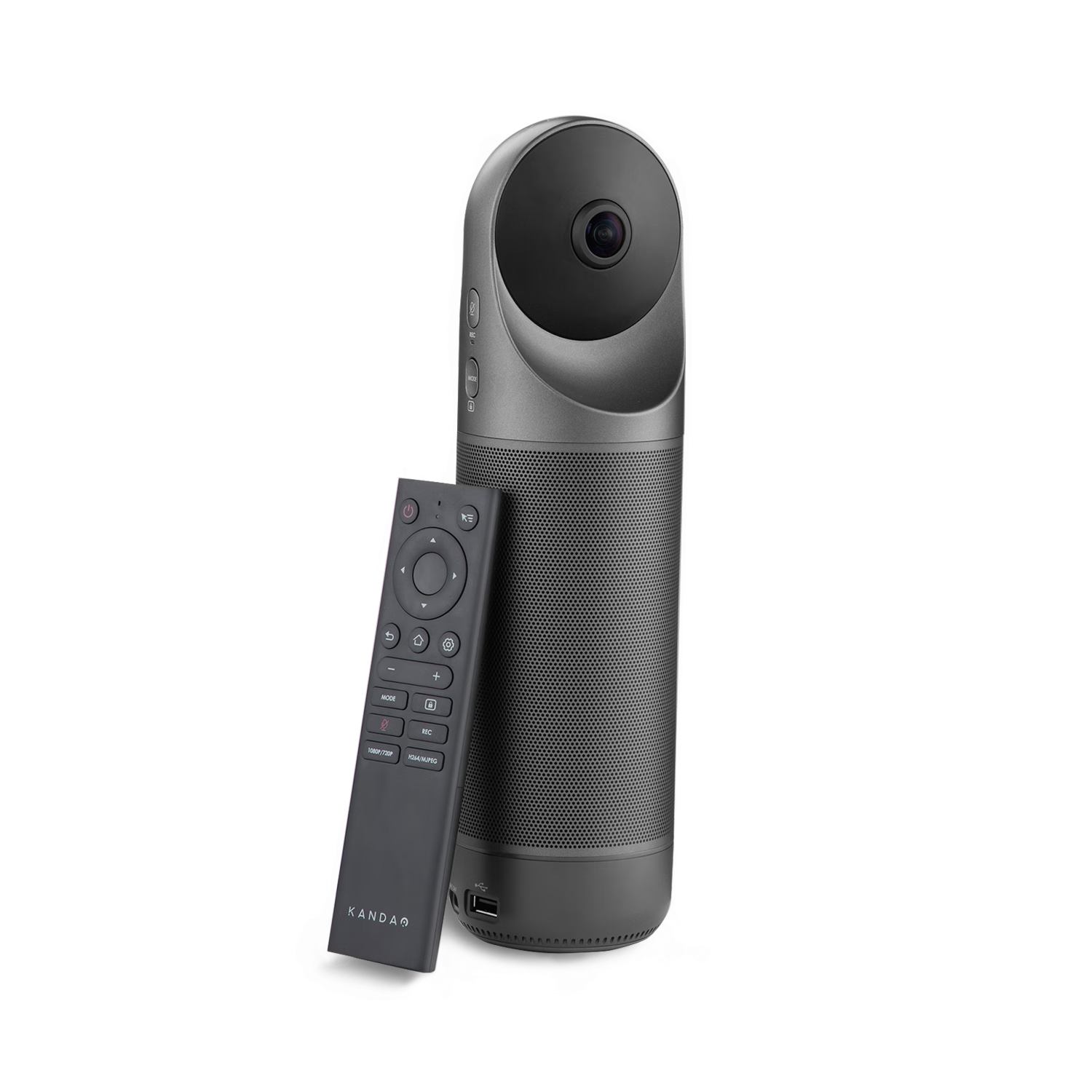 KanDao 360° Panoramic HD Video Conference Camera with Wireless Screen Casting, Amplification, And Microphone Pickup All-In Conference System Omnidirectional Microphone Meeting Solution Meeting Pro
