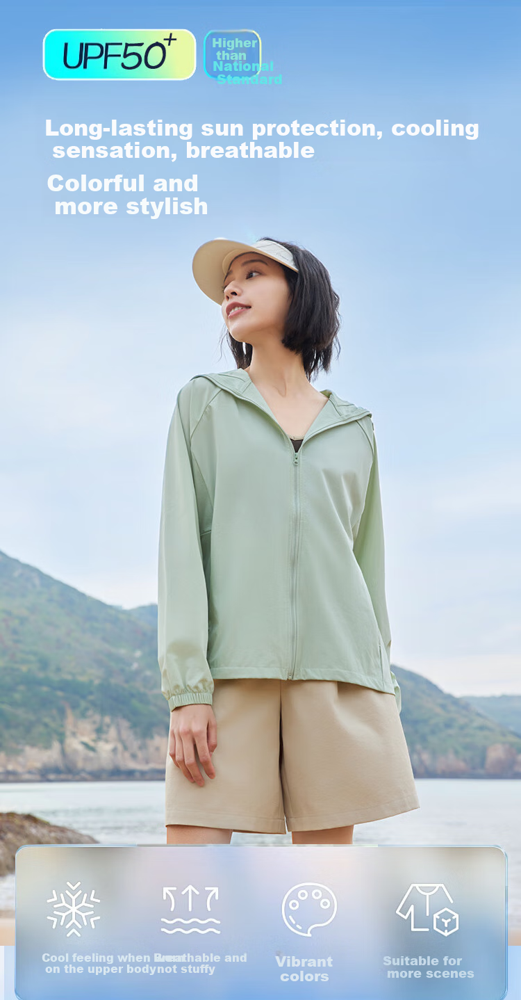 Xiongmaoxiangban Ice Silk Sun Protection Clothing for Women And Men, UV-Resistant, Summer 2025 New Style, Loose-Fitting Breathable Thin Sun Protection Garment for Both Sexes 2