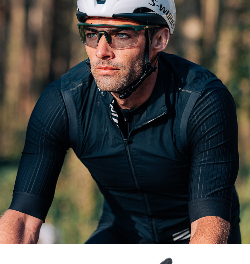MAGICSHINE Professional Photochromic Cycling Glasses, Day And Night Use, Windproof Goggles, RL001B (White + Pink) 16