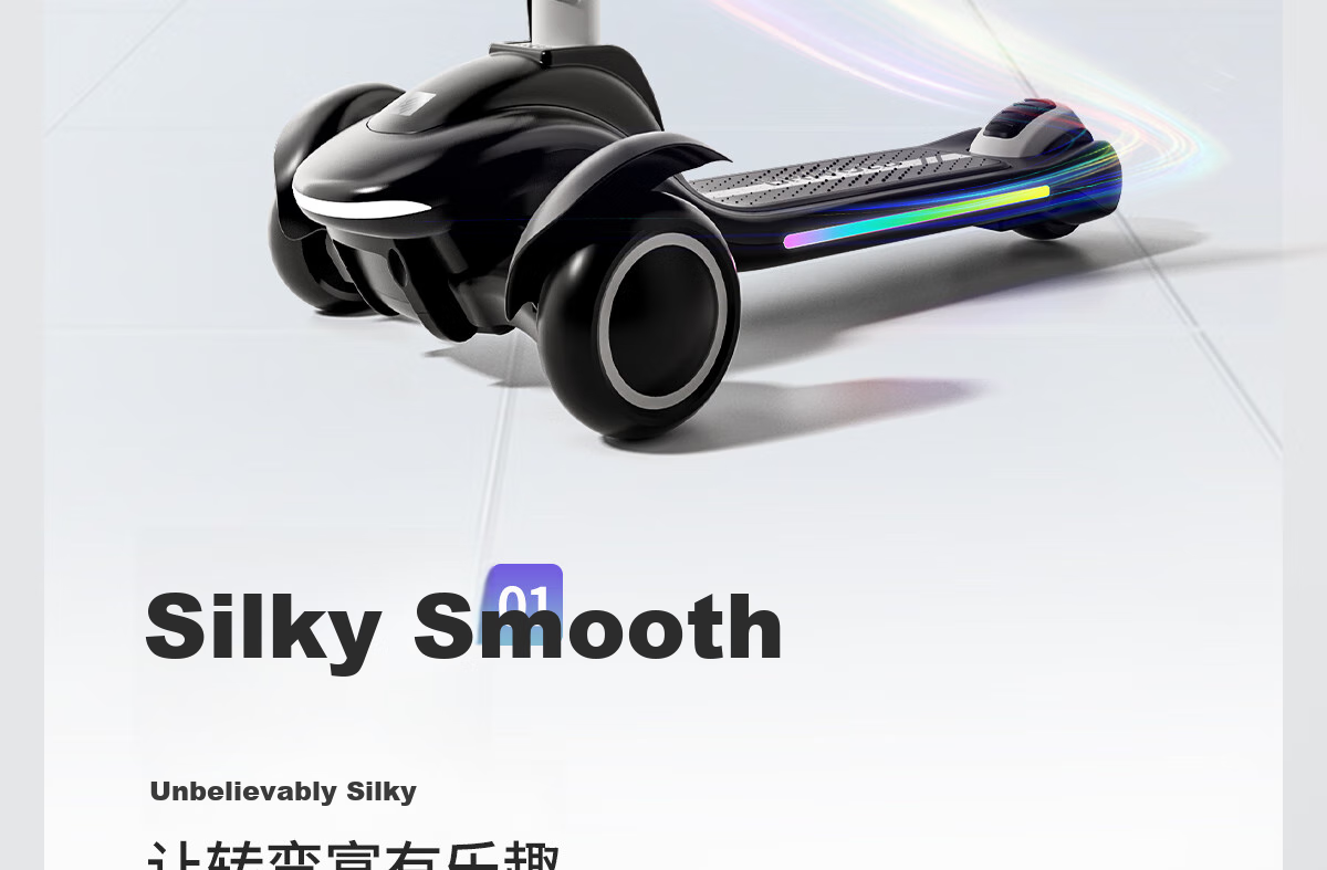 Tianshengqishou M7 Children's Scooter for Boys And Girls Aged 3-6 Birthday Gift Foldable Skateboard for Students, Commuter Vehicle 5