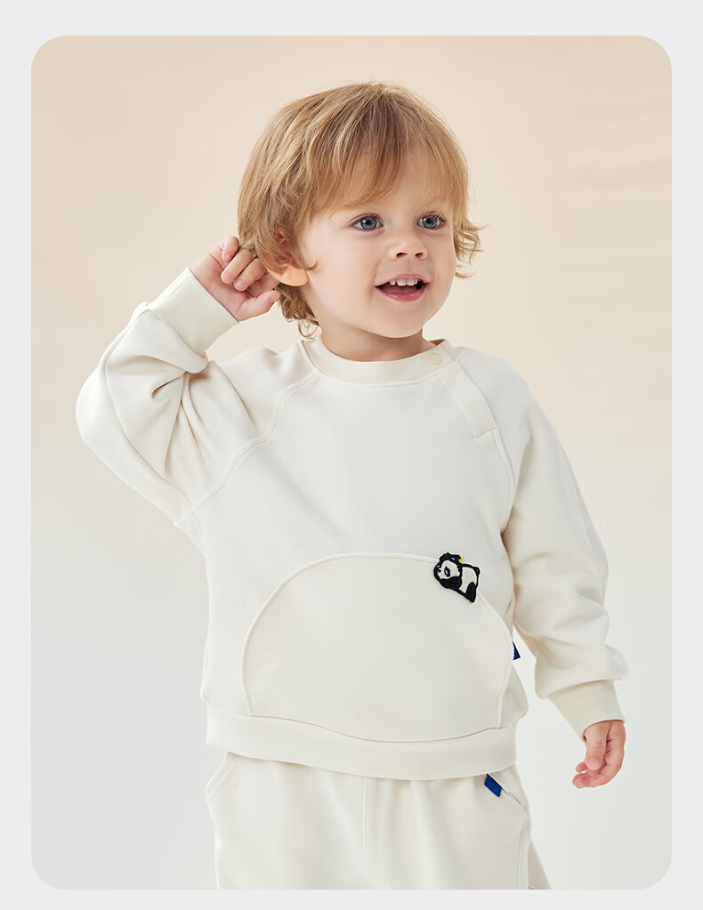 Babycare Camellia Baby Sweatshirt Spring and Autumn Long Sleeve Kids Sports Top Cloud Pink 120 1