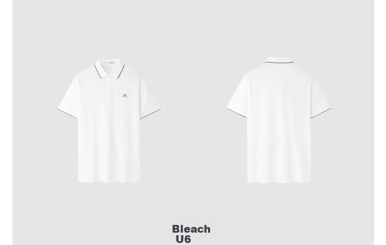 HLA Short-Sleeve Polo Shirt for Men, Light Business Classic Series, Turn-Down Collar, Summer 11
