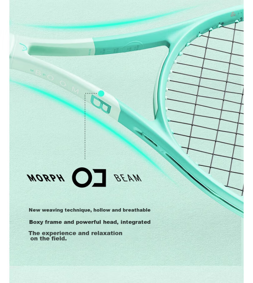 HEAD Tennis Racket BOOM, New Professional Model Goff L3, Carbon Fiber Full Carbon Adult Racket PRO, Pre-Strung 8