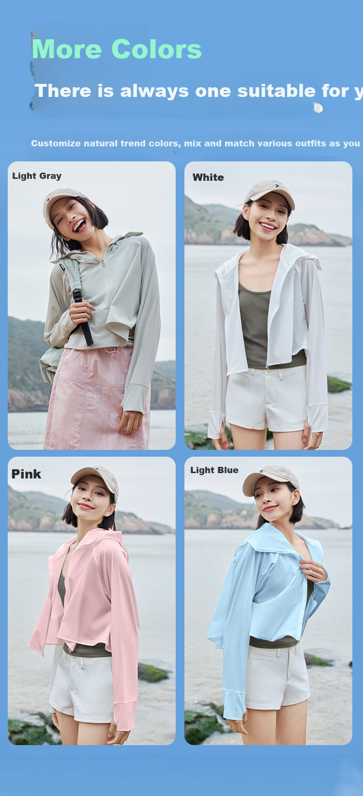 Xiongmaoxiangban Ice Silk Sun Protection Clothing for Women, UV-Resistant, Summer 2025 New Style, Breathable, Fashionable, Ultra-Thin, Loose-Fitting, Cool-Feeling Sun Protection Garment 7