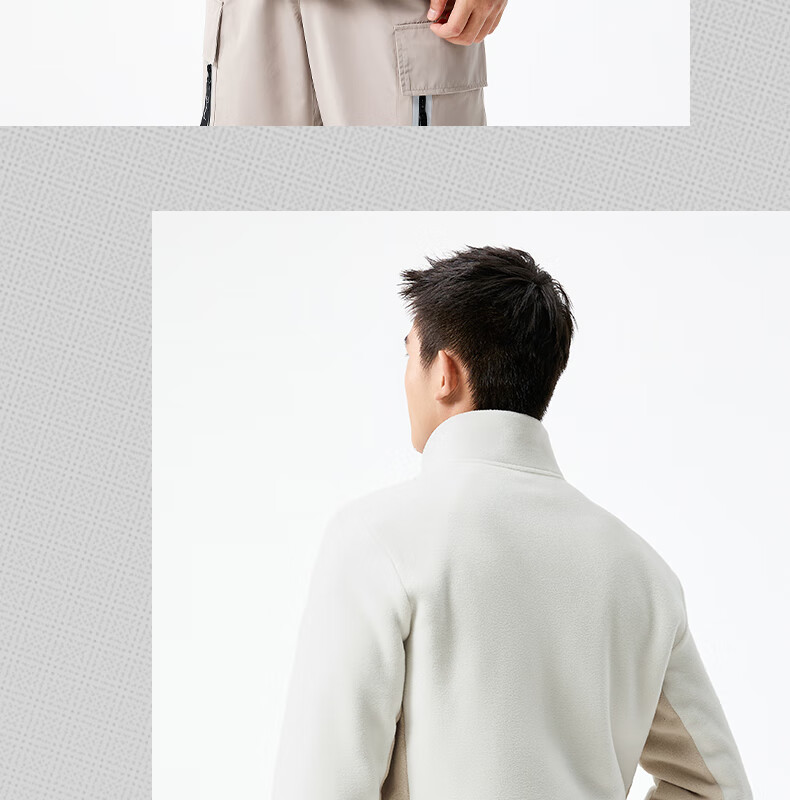 361° Unisex Autumn Winter Fleece POLARTEC Sports Plush Zipper Jacket Liner Fleece Coat 632533613-3 10