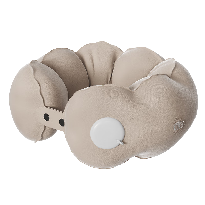 40,000 Kilometers Inflatable U-Shaped Travel Neck Pillow Portable Car Airplane U-Shaped Neck Support Press-Type Pillow for Travel
