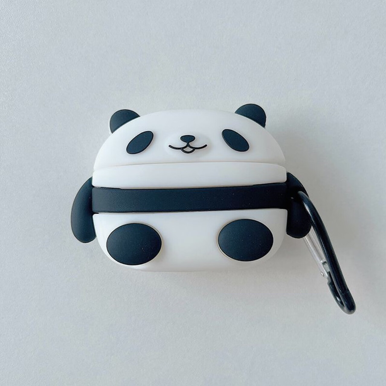 Beiyipin Cute Panda Case for AirPods 4th Generation, Premium Bluetooth 2025 New Model Silicone Shell, No Case Drop 4