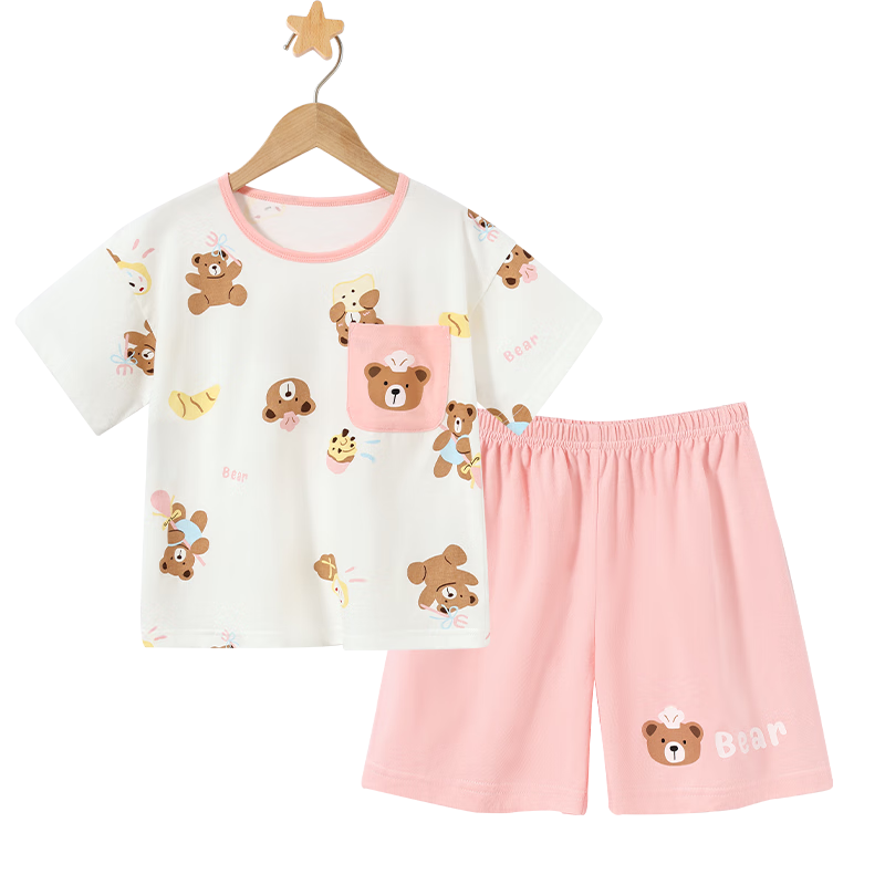Badibadi Children's Clothing, Summer 2026 New Style, Pure Cotton Baby Short-Sleeve Shorts Set, Lightweight And Breathable, Boys' Clothes