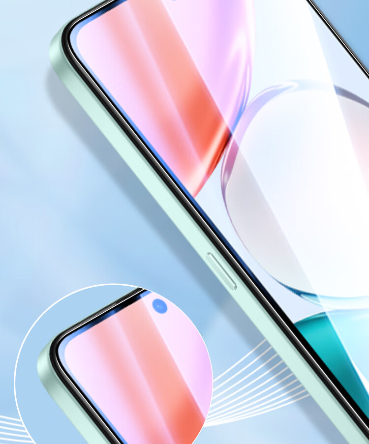 ESCASE [Two-Pack] Tempered Glass Screen Protector for Honor Play 70 Plus, Full Coverage Ultra-Thin HD Film, Shatterproof Anti-Fingerprint Protective Film for Honor Smartphone 1