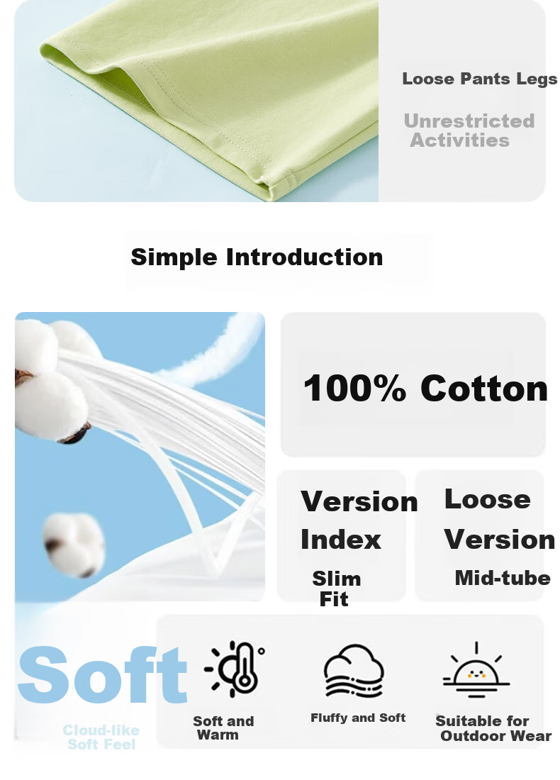 MiiOW Children's Pajamas for Boys, Baby Vest Set, Home Wear, 40-Count Combed Pure Cotton [Antibacterial And Cool Feeling], 120cm 11