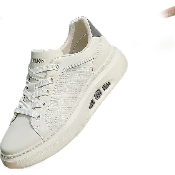Мужские кроссовки Goldlion G578440208MME, классические, универсальные, на толстой подошве, белые, размер 41