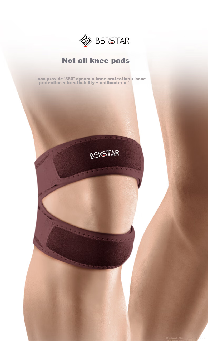 Bestray Knee Brace Patellar Strap Sports Knee Joint Professional Protective Gear for Men, Thin Version for Running And Badminton Level Protection for Wome 4