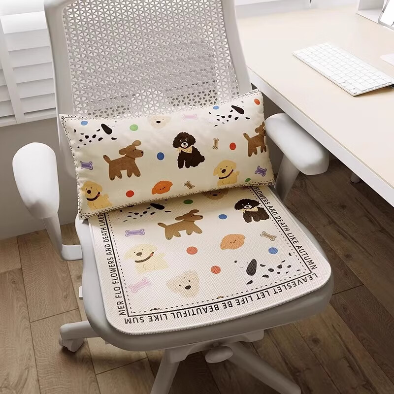 Yinshang Office Seat Cushion Long Sitting Chair Pad Dormitory Computer Chair Butt Cushion Wooden Chair Seat Cushion 45*45cm 14