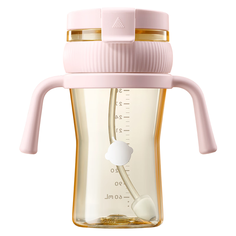 Babycare No-Squeeze Training Straw Cup PPSU Baby Toddler Milk Spout Cup Anti-Choke 6+ Months Water Cup