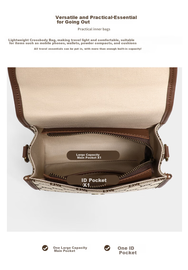 Aiqinghai Women's Handbag, Crossbody Bag, Shoulder Phone Bag, Small Square Purse, Stylish Birthday And Mother's Day Gift, Practical Present for Mom 7