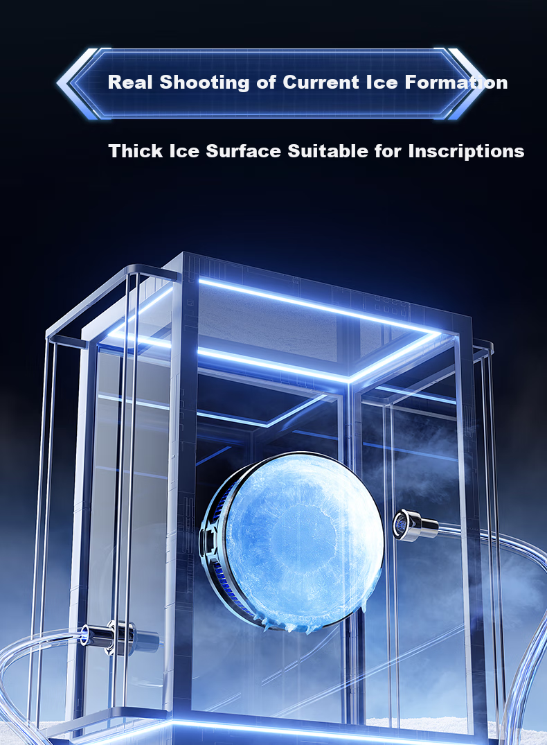 WITGOER [28W Full Screen Ice Coverage | AI Temperature Control] Phone Cooling Pad, Semiconductor Ice Magnetic Back Clip for Live Streaming And Gaming, Quiet Operation, Suitable for Apple Tablets And ASUS AI 12