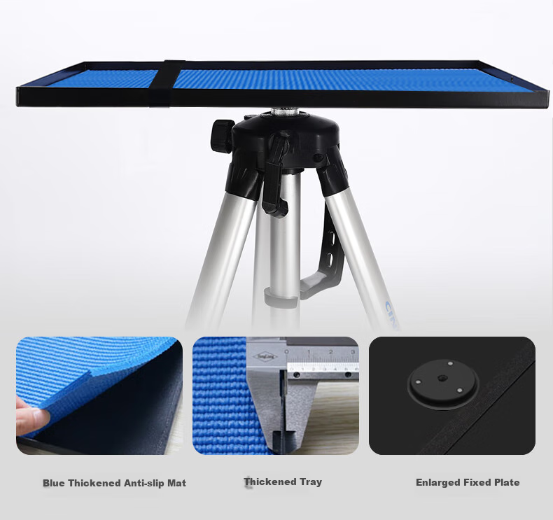 CINE Projector Stand Floor Tripod Aluminum Alloy Telescopic with Tray Stand Universal Tripod for Epson, BenQ, Sony, XGIMI, Jmgo, Dangbei Projectors PB1500 3