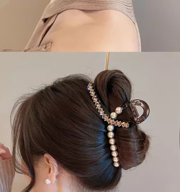 Dongyi Premium Hair Clip for Women 2026 High-End Back Hair Bun Claw Clip Shark Clip Hairpin Hair Accessory Birthday Gift 2