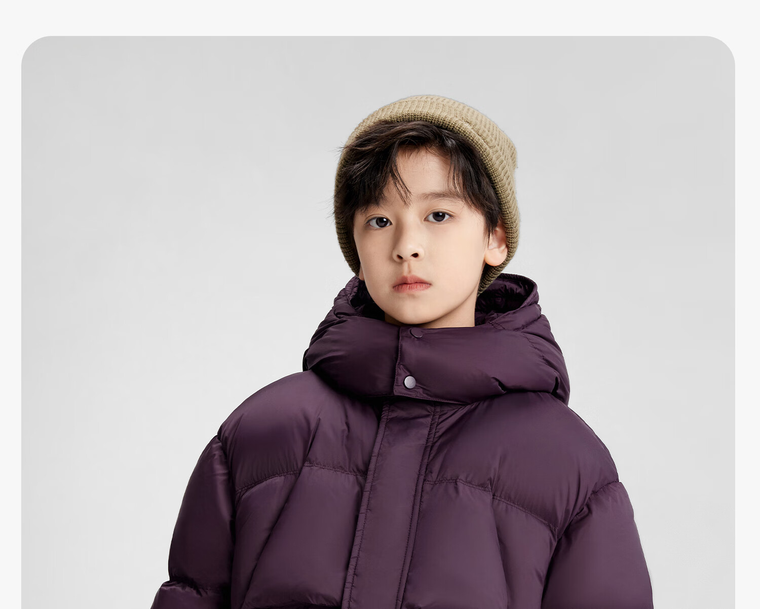 Zuo Xi Boys' Winter Down Jacket New Warm Children's Three-Proof Hooded Puffer Coat Red 140 New Year Outfit 43