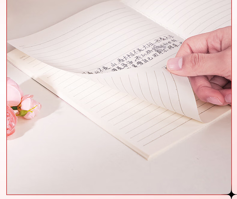 Deli Scented Notebook, Student Soft Copybook, B5/40 Sheets, Stitched Binding, FB540-Q Mitravel Series 5