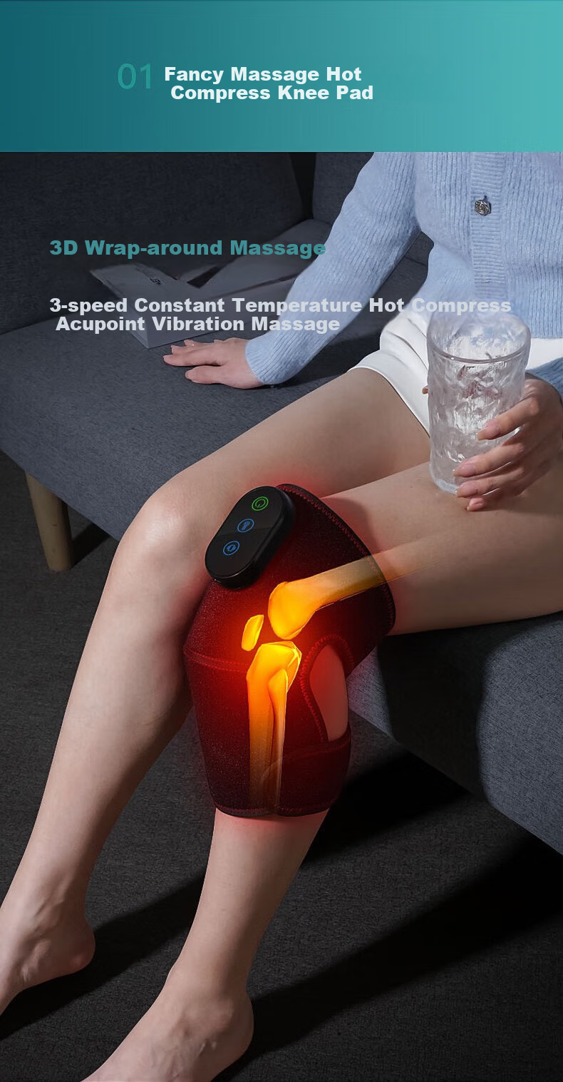 Aijiaoshou Knee Heating Leg Massager, Heated Knee Protector, Warmth for Elderly Parents, Birthday Gift 4