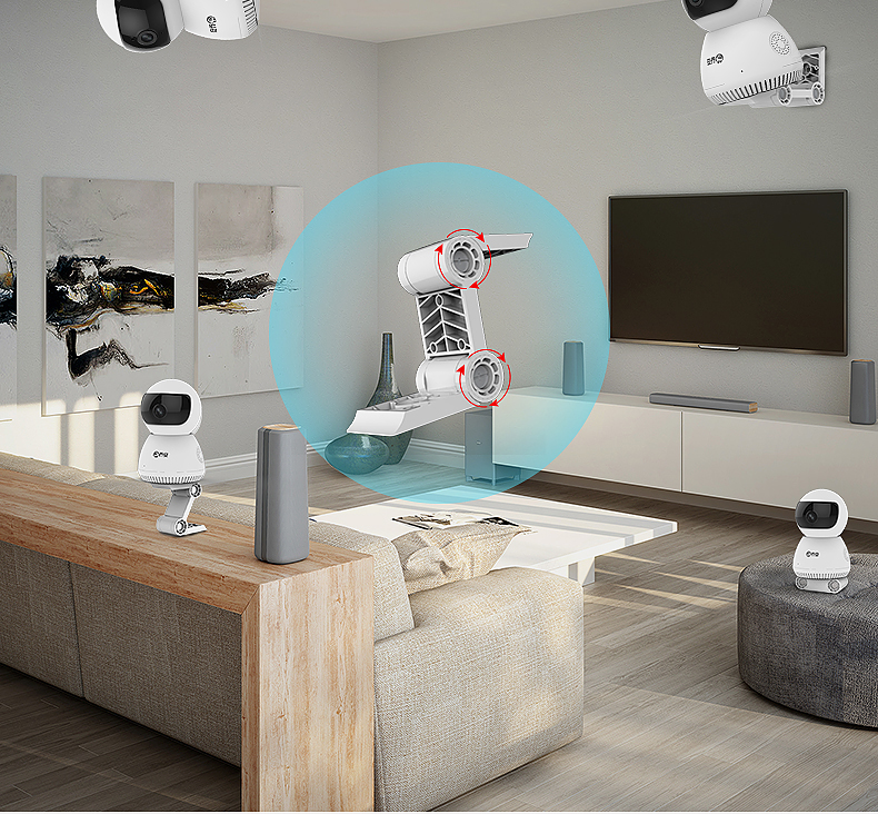 乔安(jooan) c9c ai智能监控摄像头 家用无线wifi网络高清监控 母婴