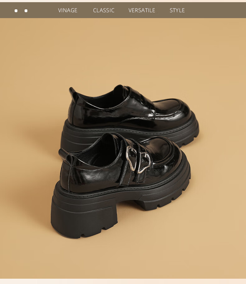DAPHNE Platform Loafers Women 2025 New Autumn British Style Small Leather Shoes High Heels 10