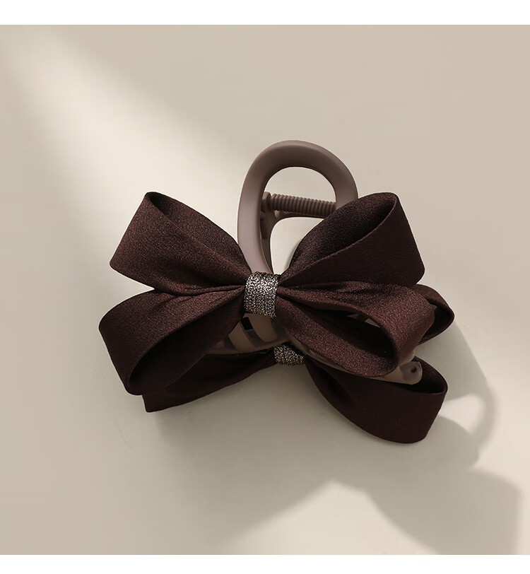 CHIMERA Maillard Shark Clip Gentle Bow Medium Hair Claw Clip for Women Birthday Gift 11