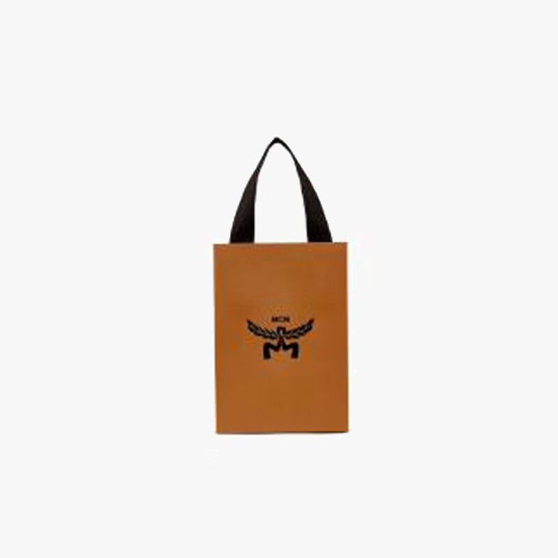 MCM Brown Small Paper Tote Bag