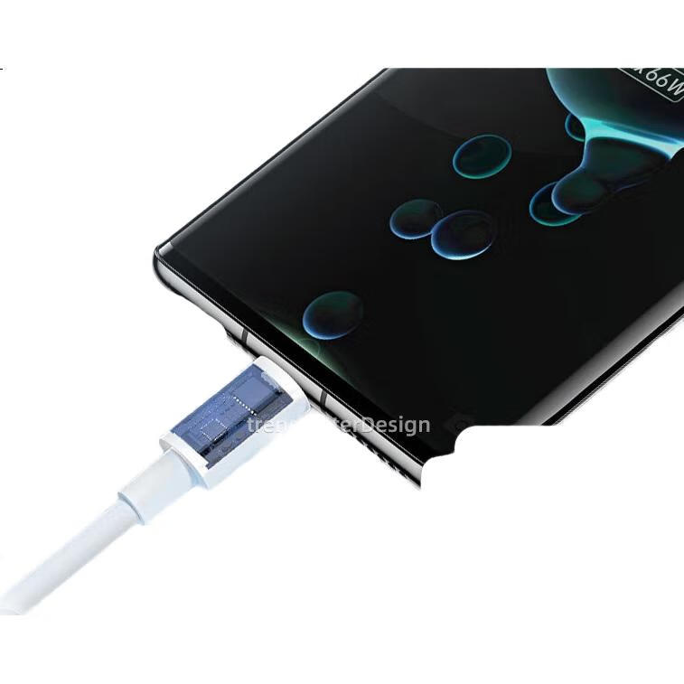 Кабель Chaofan для Huawei 6A Super Fast Charging, 3 метра, белый