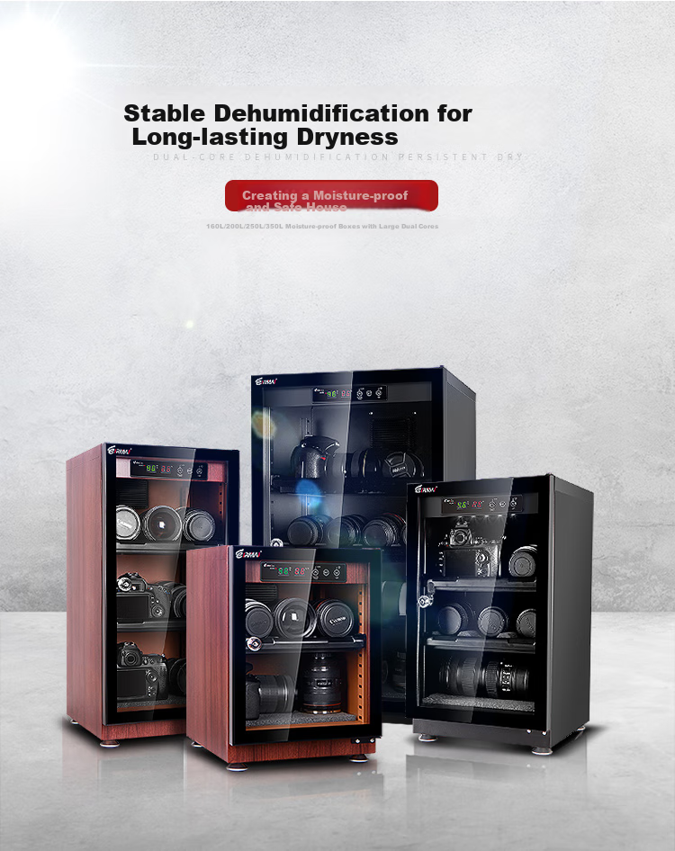 EIRMAI MRD-45T DSLR Camera Electronic Touchscreen Dehumidifying Case, Photography Equipment Drying Box Dehumidifier Cabinet, Professional Lens Moisture-Proof Cabinet with Touchscree 3