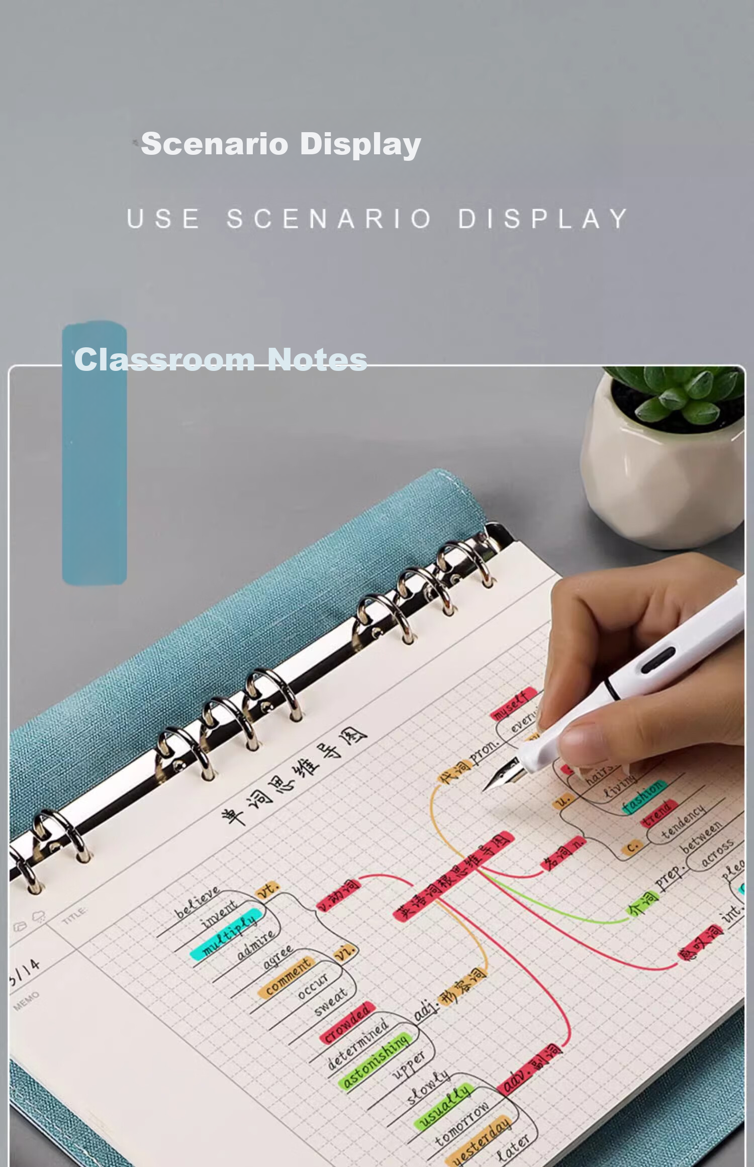 Mili Blank Word Cards White Cards English Vocabulary Memory Flashcards New Words Preview White Hard Cards Handwritten Study Host Cue Cards Script Cards Comic Hand-Drawn Postcards 12