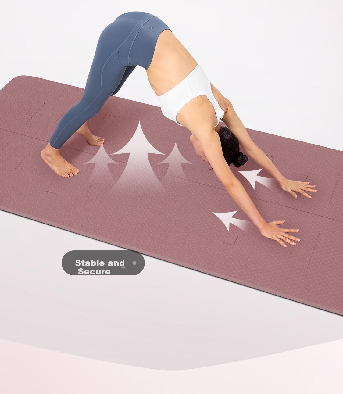 Keep Yoga Mat, Thickened And Widened, Specially for Women, Soundproof, Shock-Absorbing, Non-Slip, Suitable for Men's Fitness, Floor Mat for Home Use 3