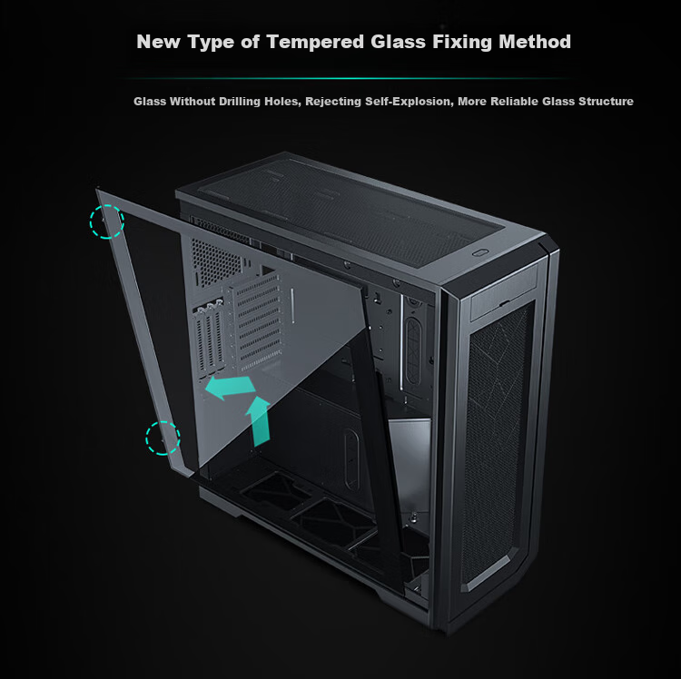 PHANTEKS PK620 Side-Transparent Server NAS Multi-Hard Drive AI Workstation Computer Case (Supports EATX/EEB Dual Motherboard/Dual Power Supply/5090/DL) 12