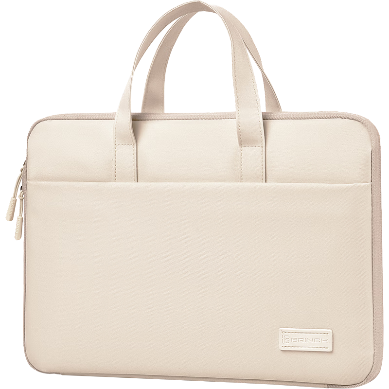 BRINCH 14-inch Full-Open Laptop Briefcase Lightweight Business Laptop Bag for Men and Women