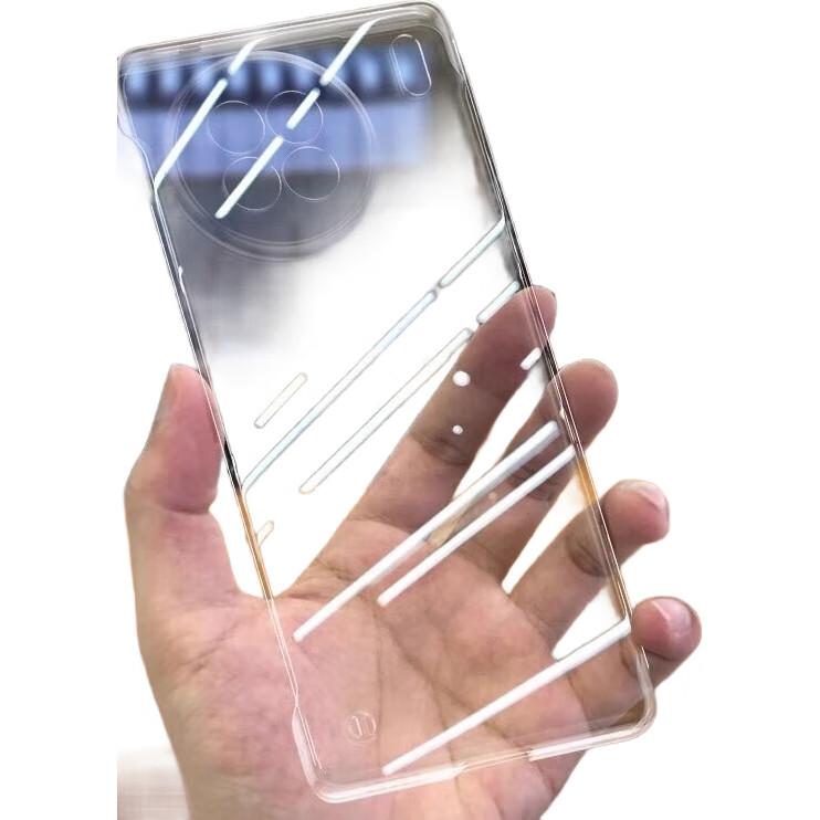 Чехол для телефона ZHIWEISHI для Vivo IQOO 12, ультратонкий, полностью прозрачный, безрамочный, жесткий корпус, ударопрочный, простой дизайн