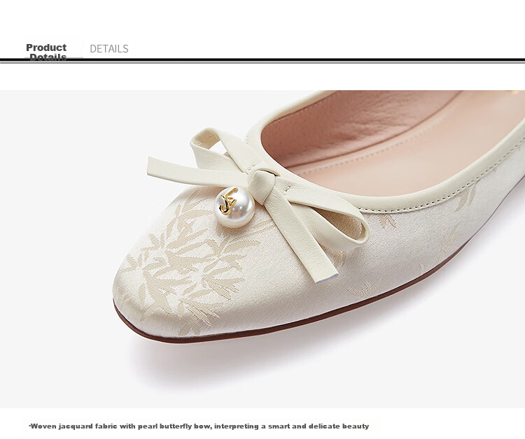 Le Saunda 2025 New Ink-Style Modern Chinese Commuter Low-Cut Low-Heel Women's Flats 5T02001 Black BKF Size 38 3