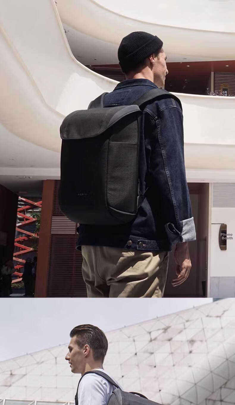 KORIN Anti-Cut Laptop Backpack, Large Capacity, Lightweight for Travel And Commuting, Notebook Backpack for Men, Black, Model K7 3