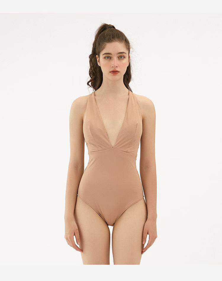 Atlanticbeach 2025 New Popular Sexy Deep V Swimsuit for Women, Summer Beach Vacation Hot Spring Tummy Control Slimming Fashion One-Piece Swimwear 16