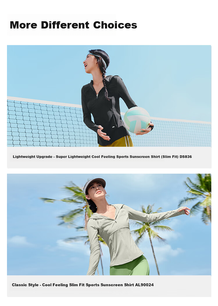 Beneunder Sports Sun Protection Clothing for Women AL900, Hot Girl UV-Resistant Slimming Outdoor Wear, Cold Tea Gray, Size L 9